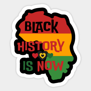 Black History Month Afro Melanin Black Women Sticker